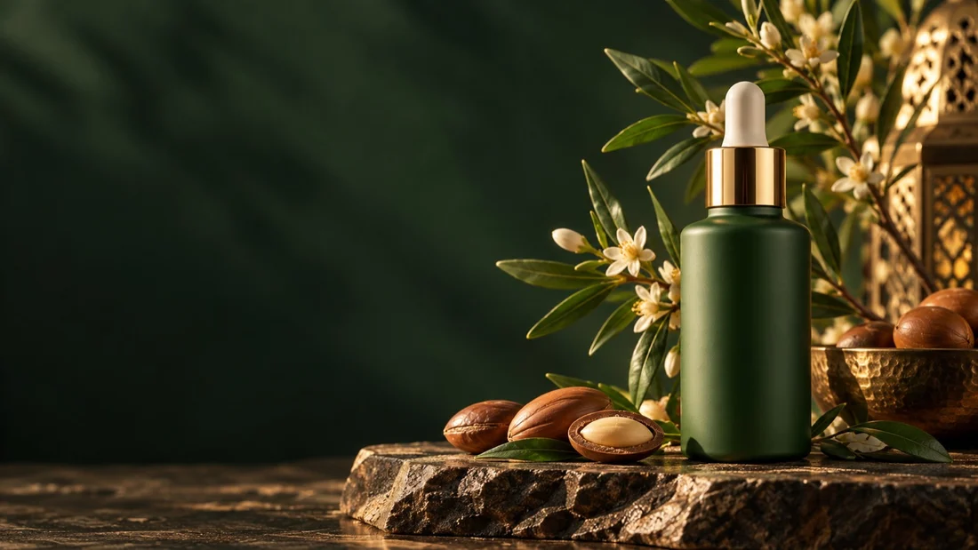 Huile d’argan et matières botaniques